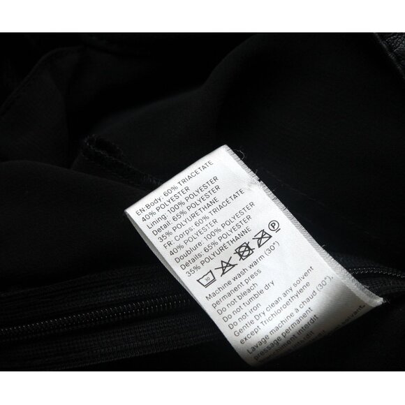 Nanushka Cecilia Wide-Leg Pants 27" / Large / Black Vegan Leather Belted Work - Picture 10 of 10